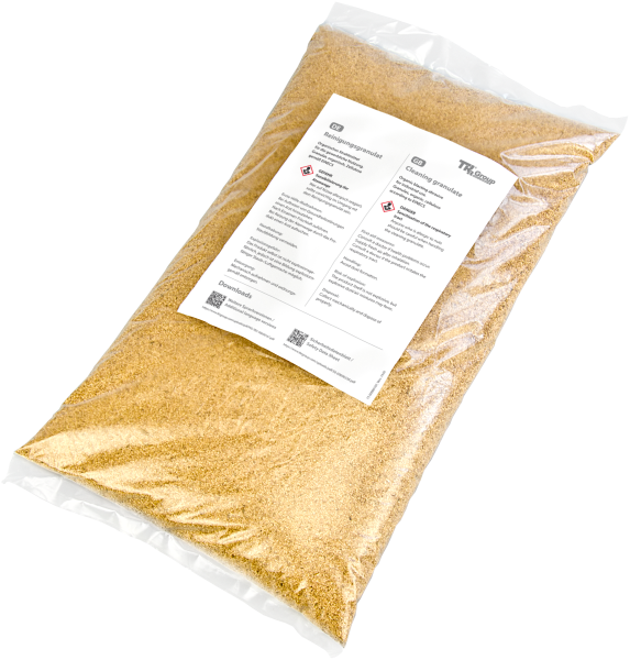 Cleaning granulate